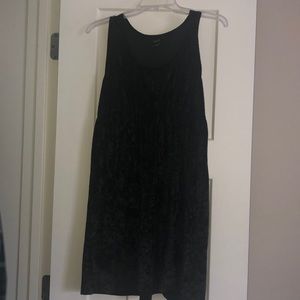 Black Velvet Racerback Skater Dress